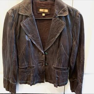 Wilsons leather blazer jacket